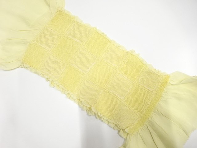 JAPANESE KIMONO / OBIAGE / SILK / SHIBORI